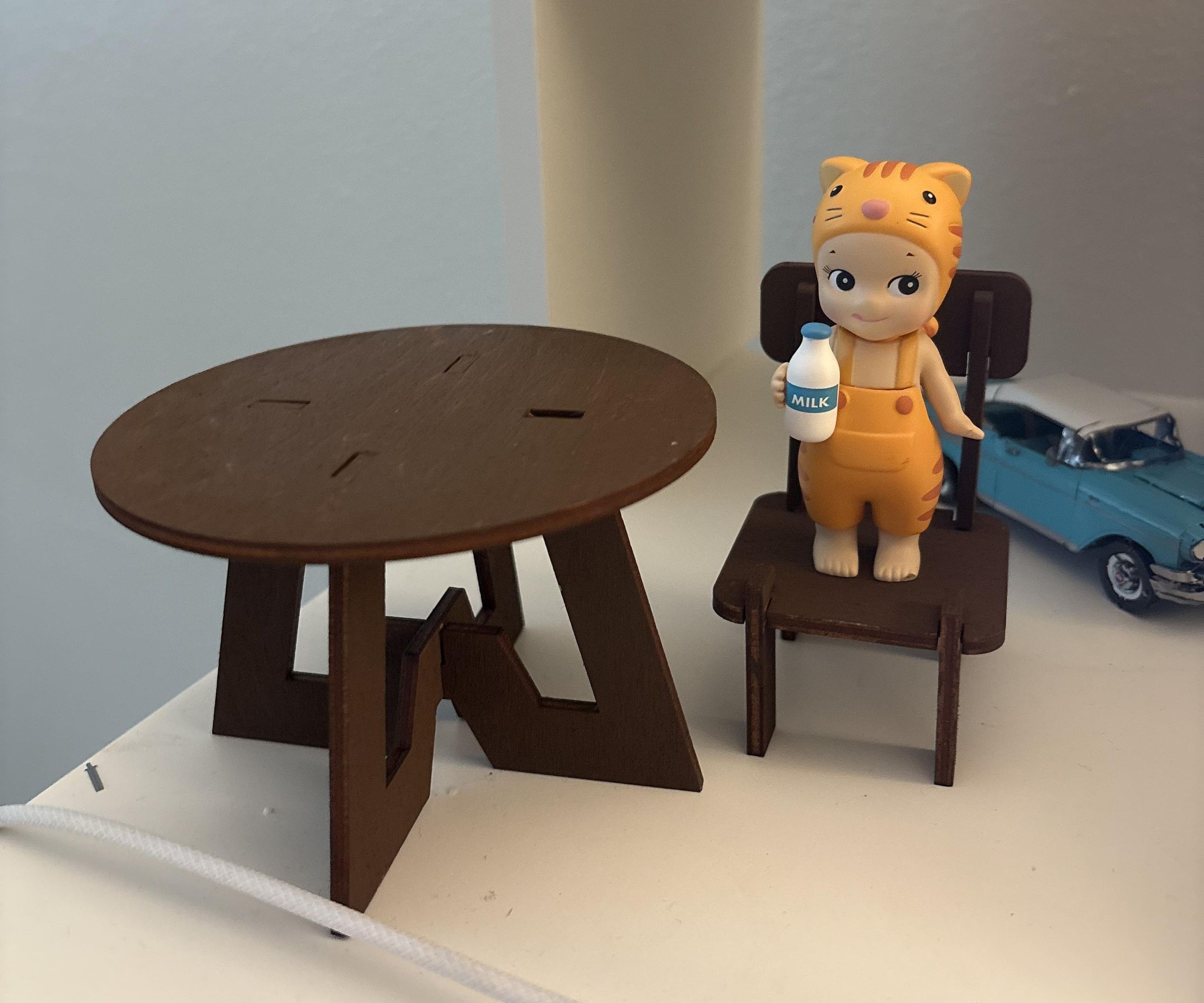 Laser Cut Mini Table and Chair