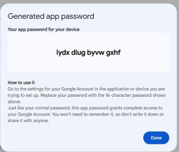 Steps to Create a Gmail App Password