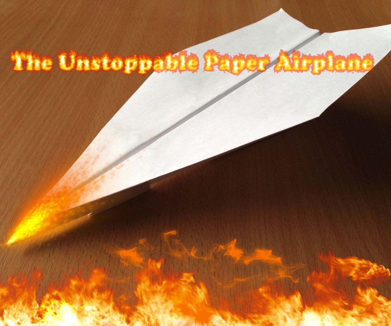The Unstoppable Paper Airplane