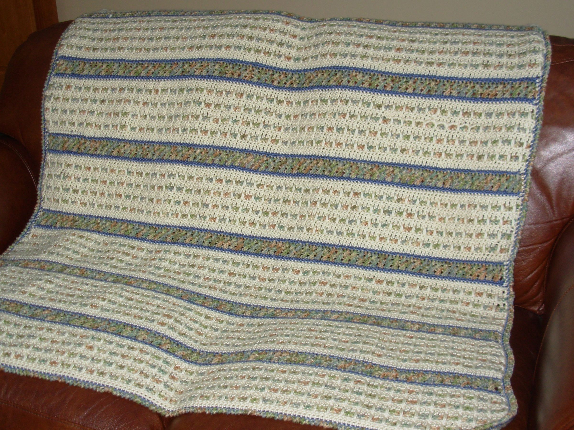 Spike Stitch Afghan