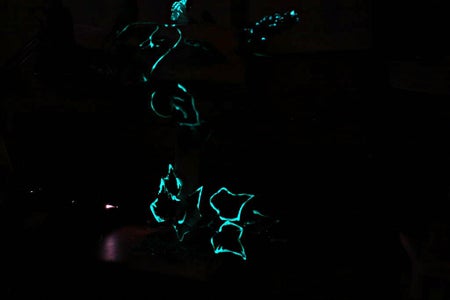 The Afterglow Lamp (paper Mache and Recycled Materals)