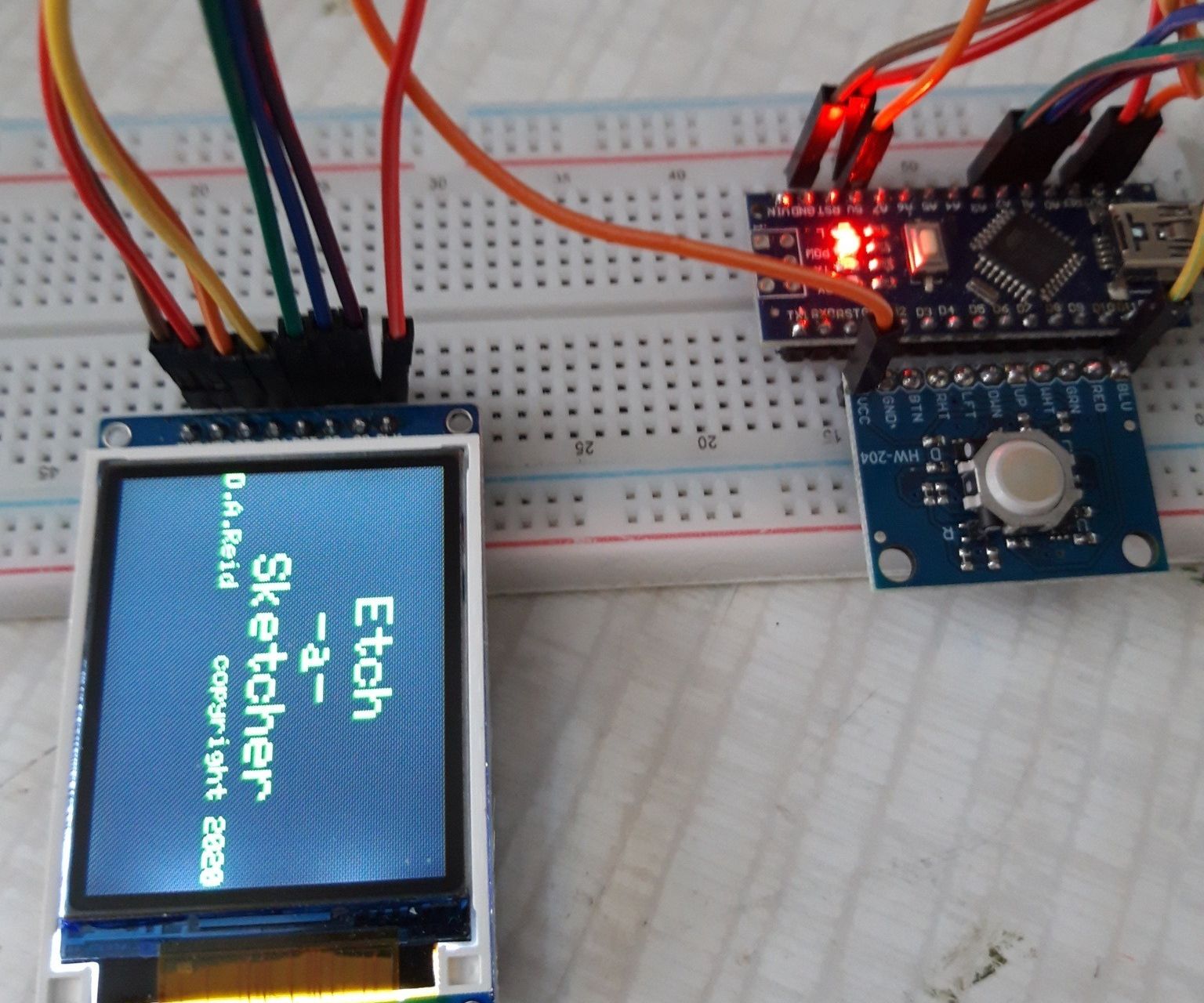 Learning About Interrupts to Make Etch-a-sketch With Arduino