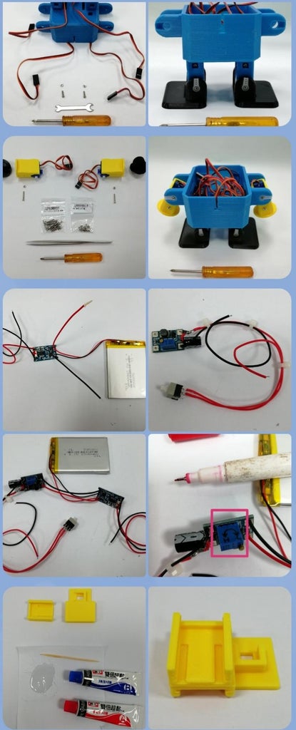 Simple Humanoid Walking and Dancing Robot (Arduino) : 9 Steps (with ...