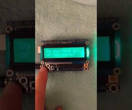 LCD Display Short Checklist