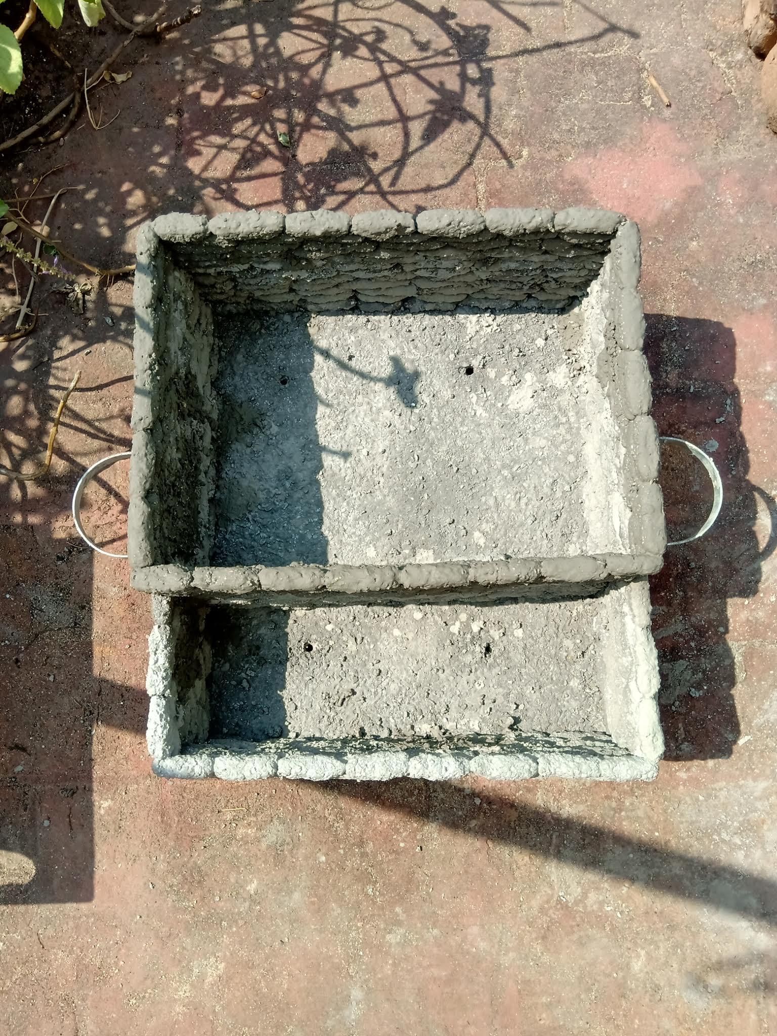 Make Giant Pots(Styrofoam, Gravel) for Bigger Plants, With Cement! 20