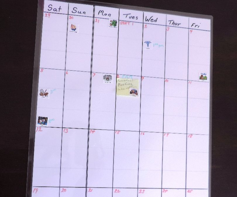 Make Your Own Whiteboard and Custom Calendar