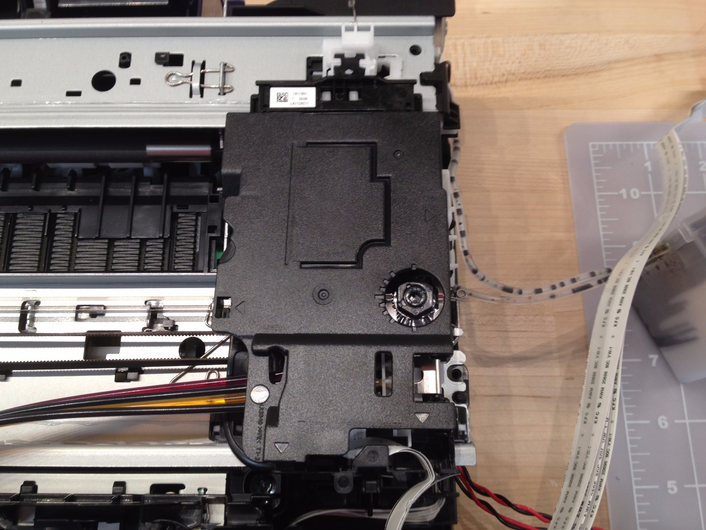 Disassembling a Brother MFCJ450DW Printer 31 Steps Instructables