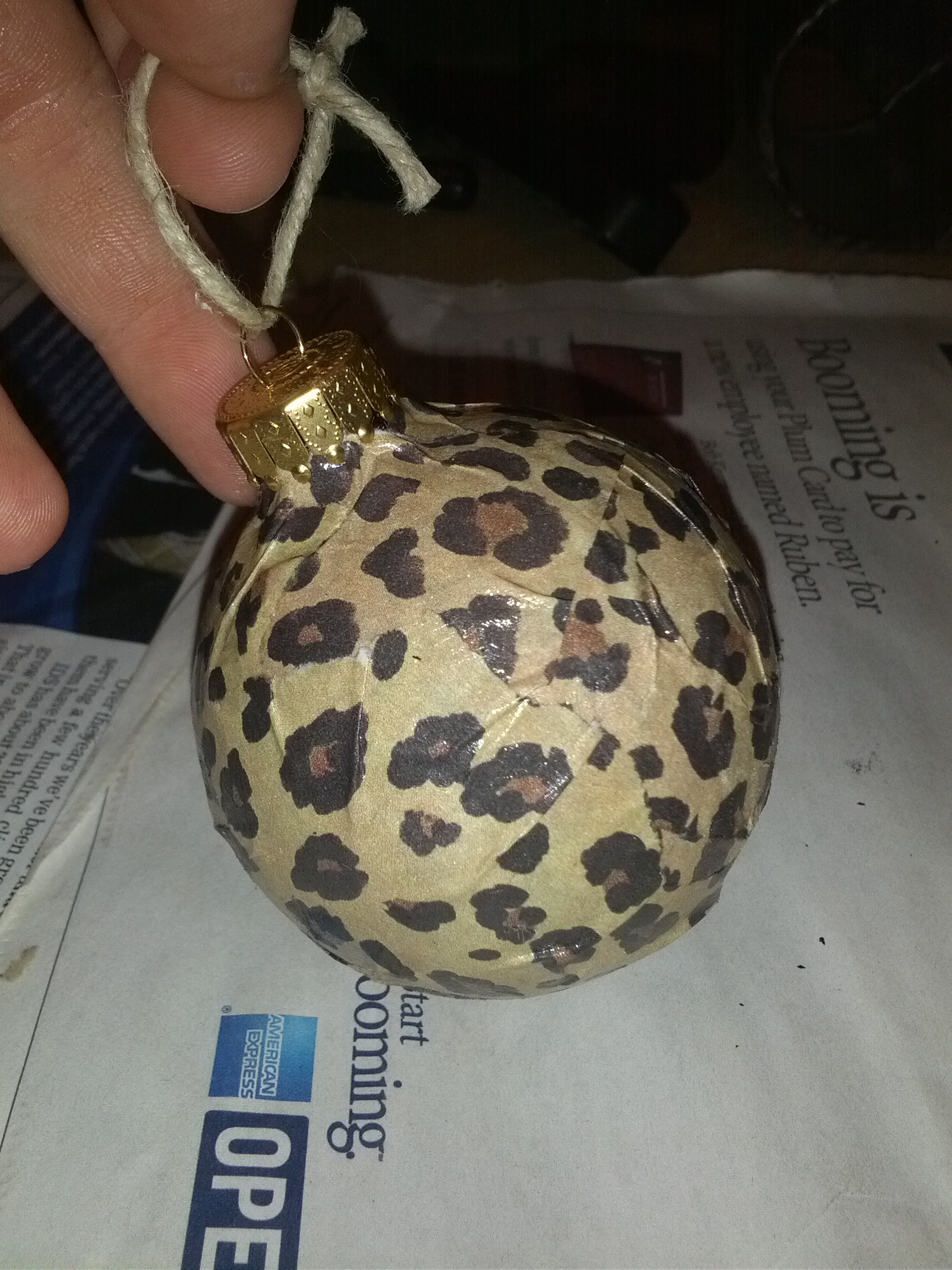 Decoupage Ornament