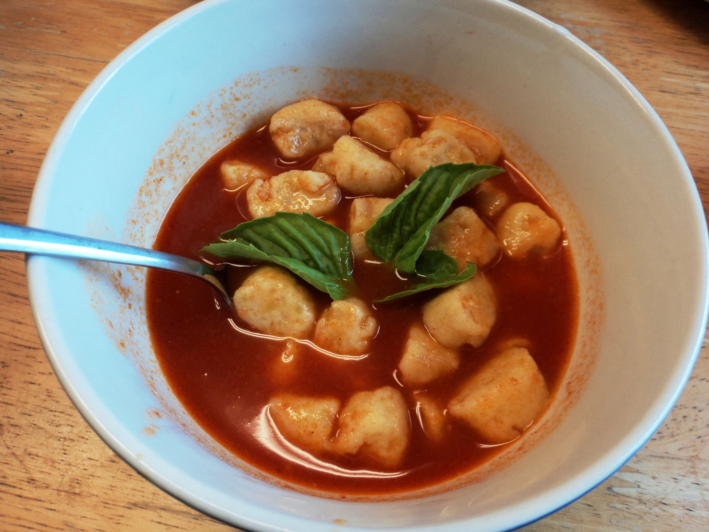 Gluten Free Gnocchi With Tomato Broth