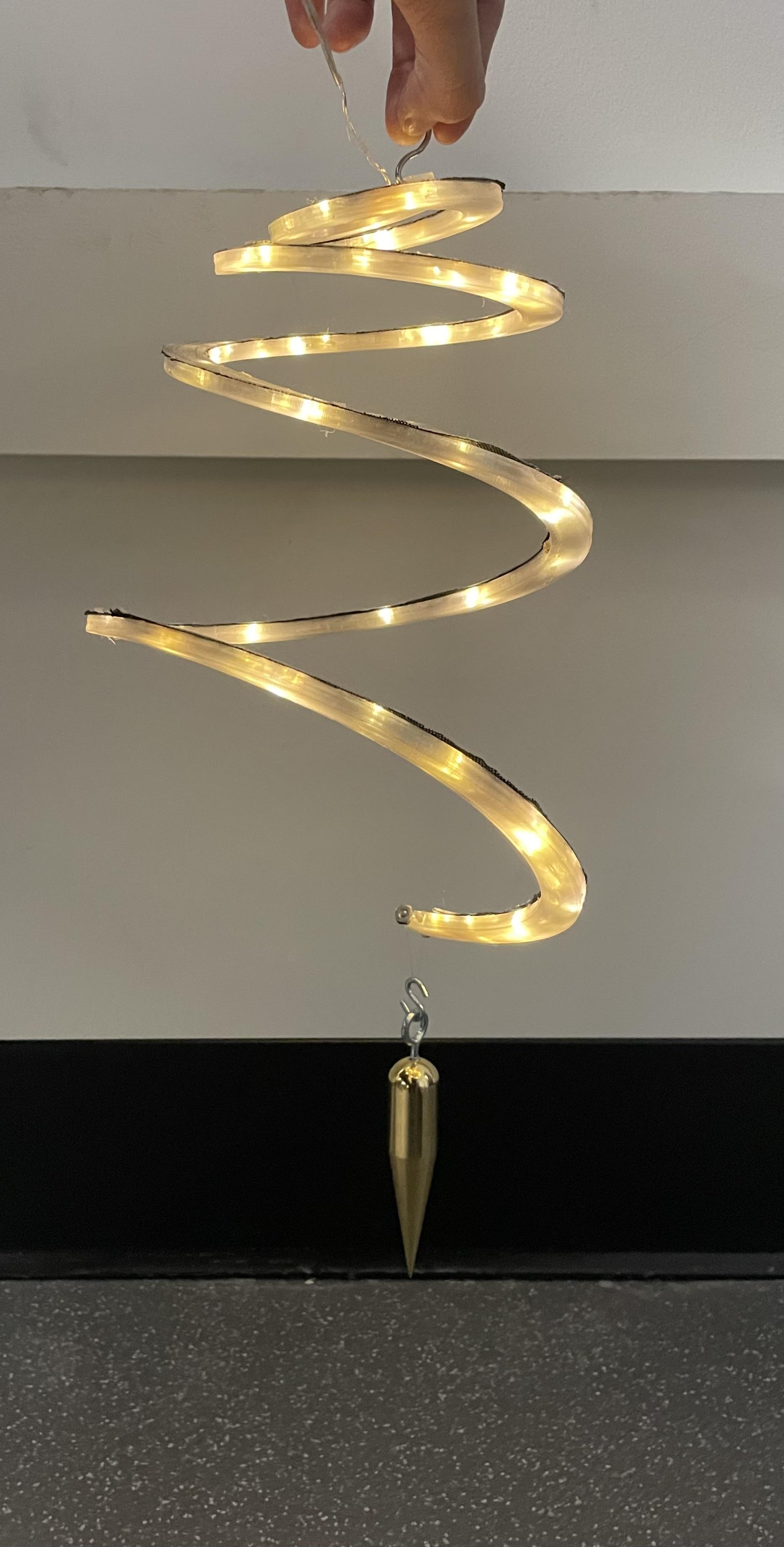 Hanging Spiral Lamp 5 Steps Instructables