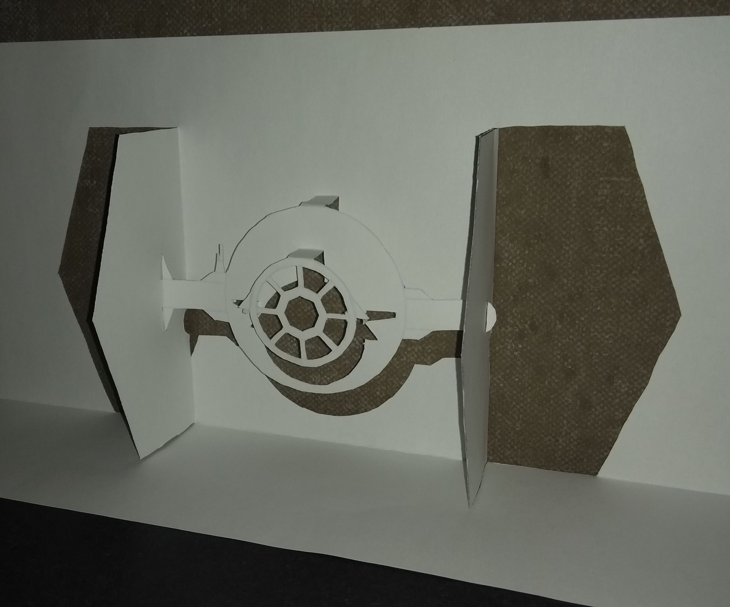 Star Wars TIE Fighter Kirigami