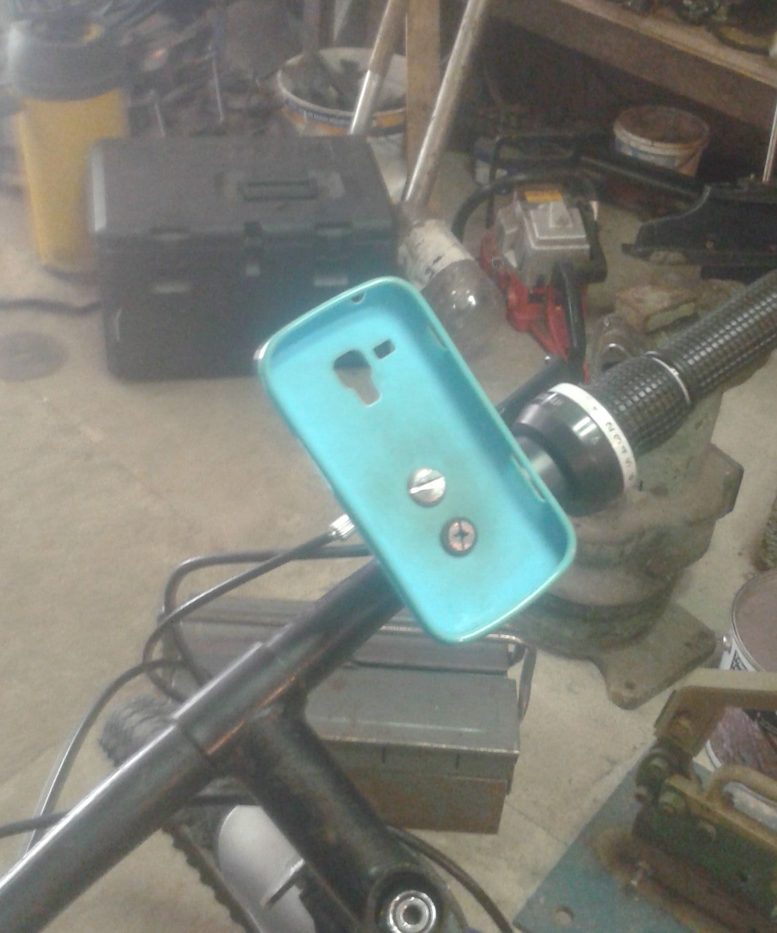Phone Mount on Bike