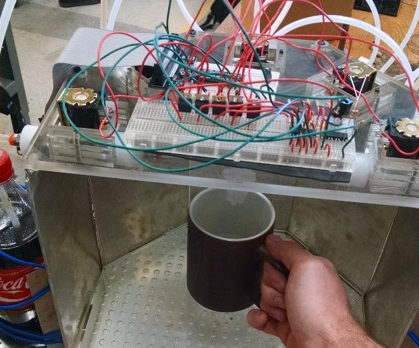 Raspberry pi Controller Automatic Drink Dispensing Robotic Bartender