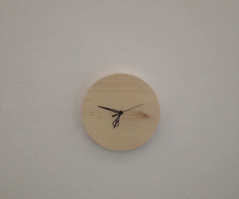 Solid Wood Wall Clock
