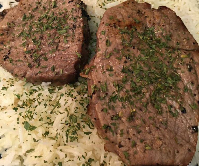 Steak With Rice in Your Kitchen 