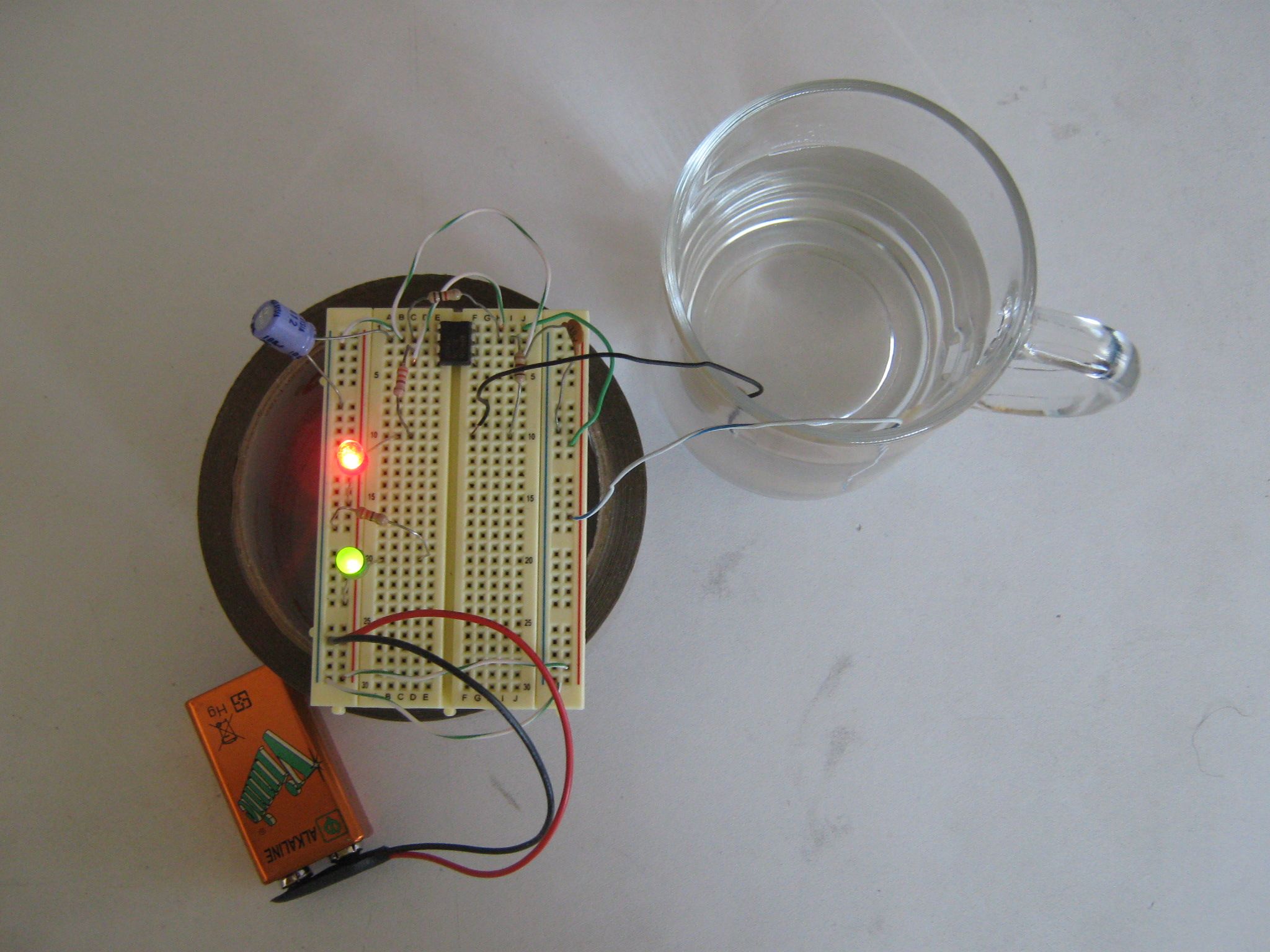 Simple Water Level Detector Using a LM555 in Astable Mode: : 23 Steps ...