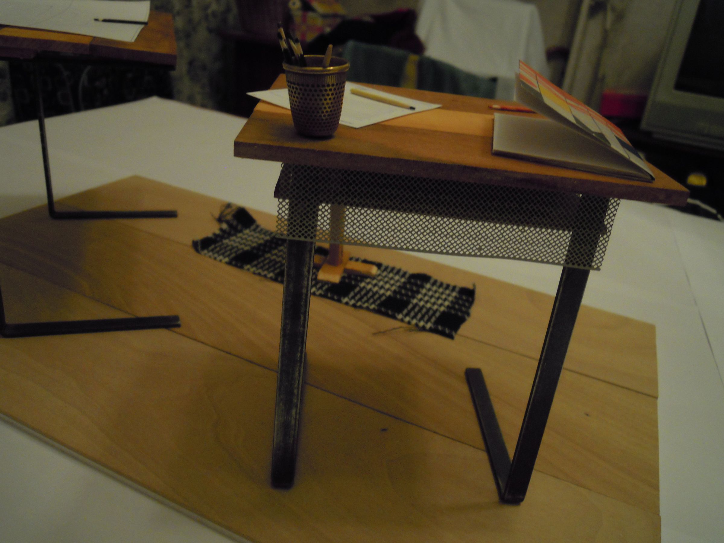 wooden table