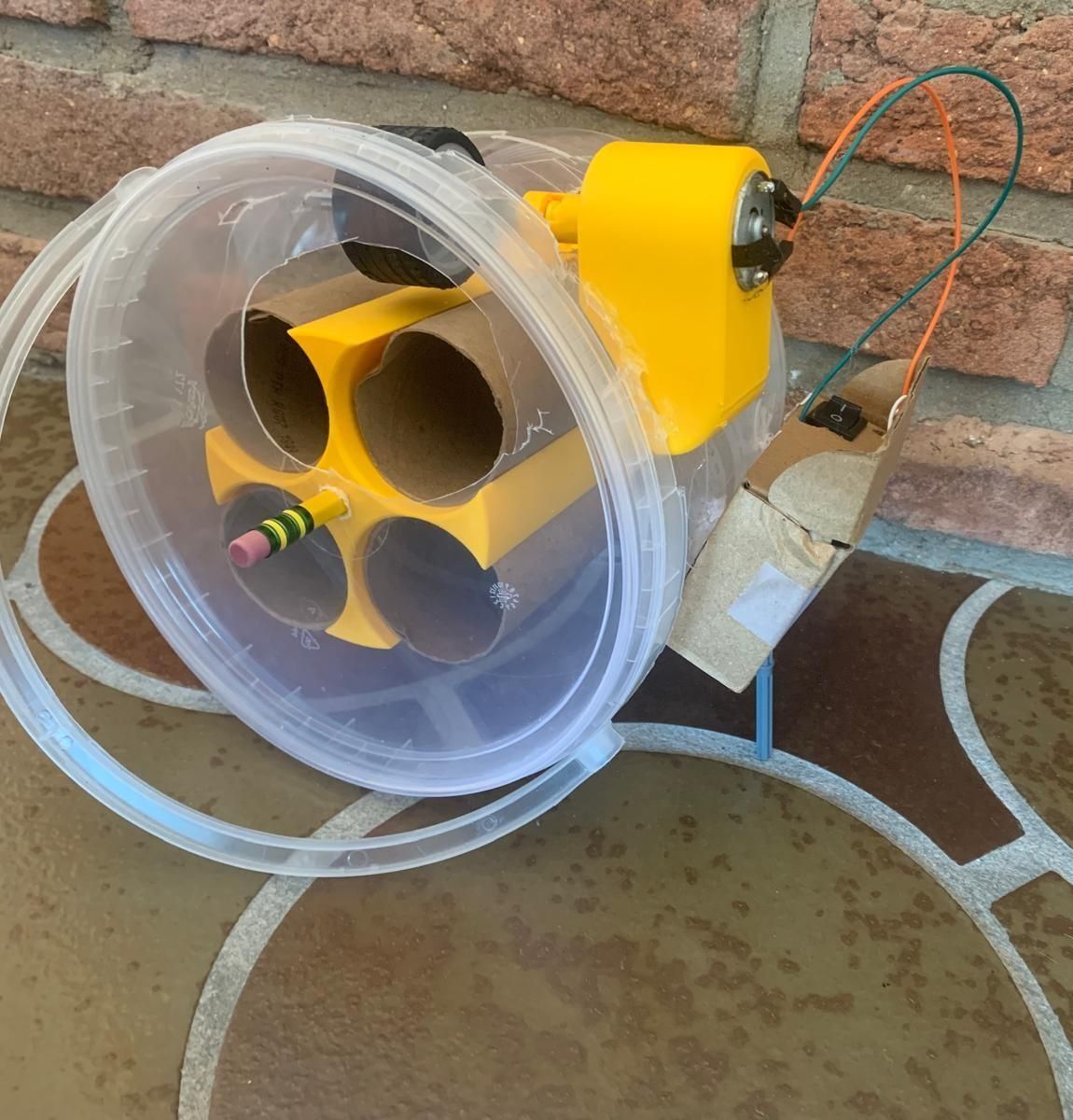 Semi-Recycled Cardboard Tube Launcher