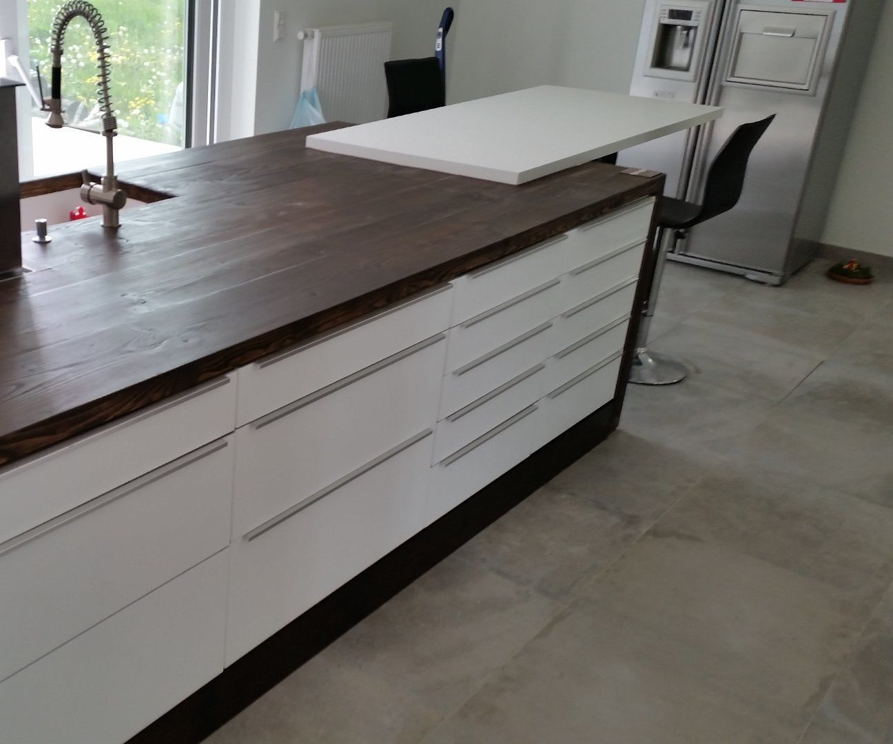 Concrete to Wood - Kitchen