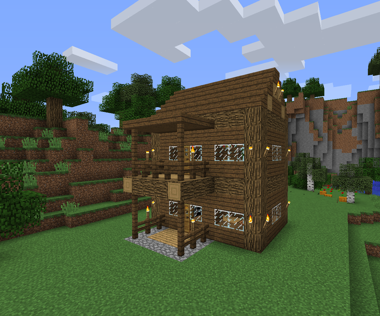 Super Simple Survival Log Cabin