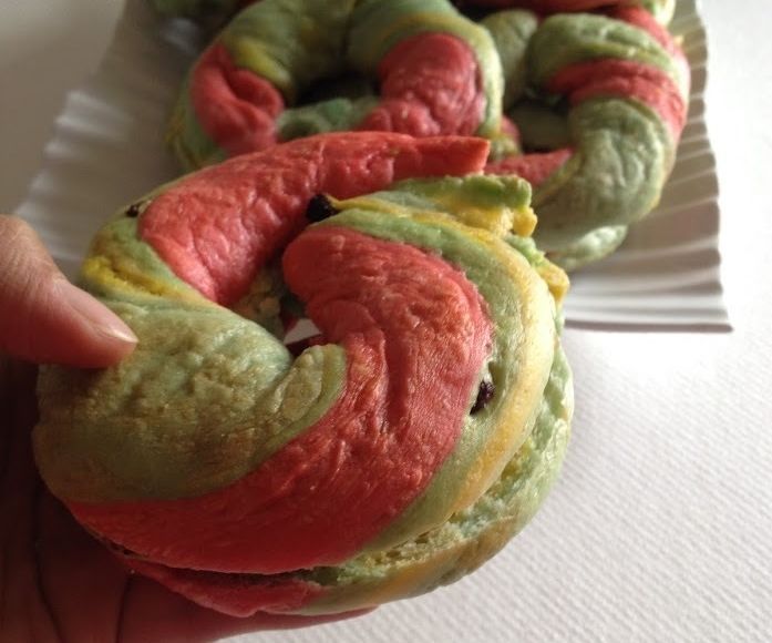 Rainbow Bagels
