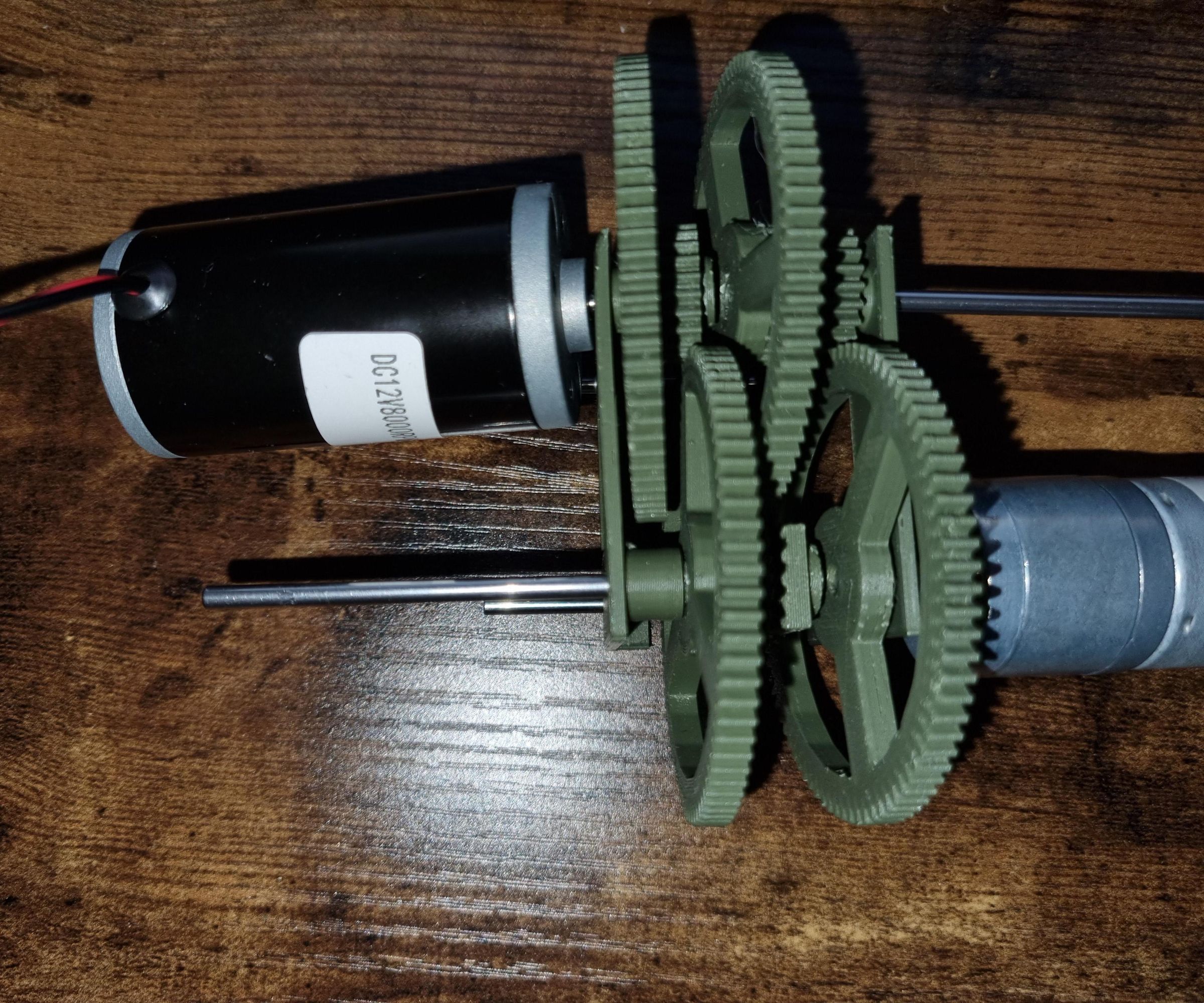3d Printed Electronical Gear Ratio