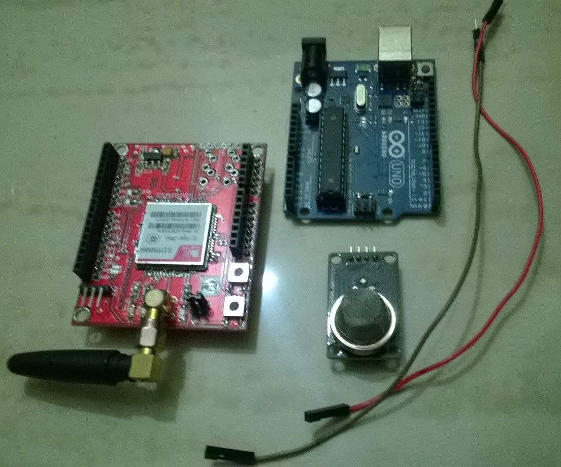 Receive SmS IF "GaS" Leakage