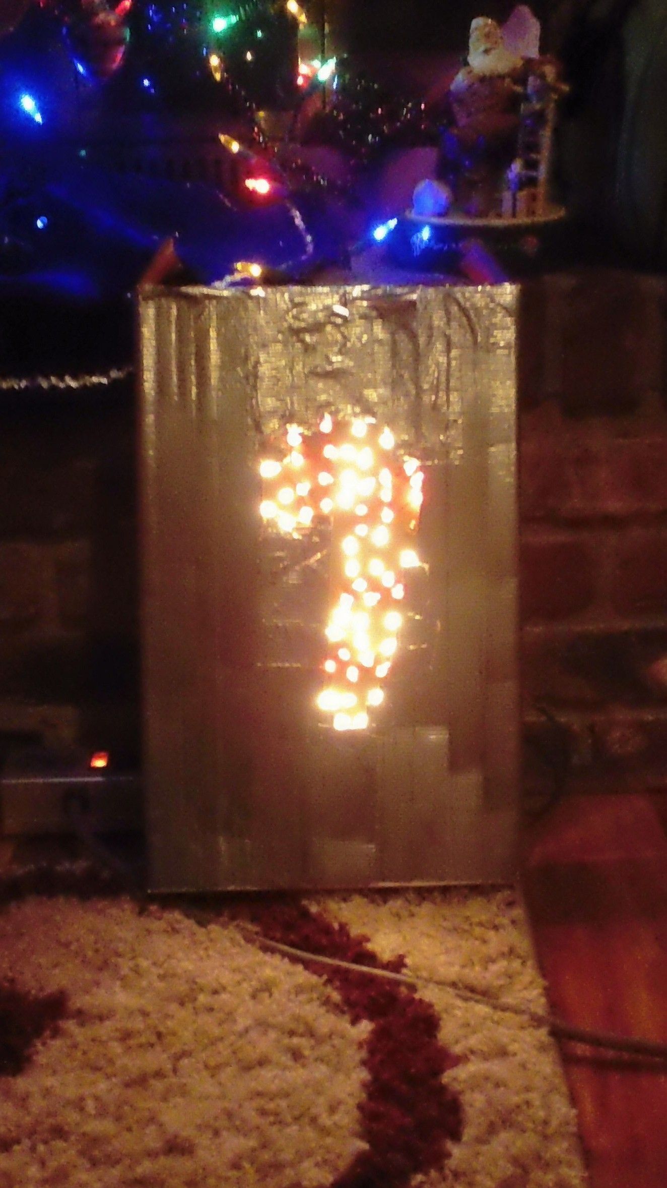 Chrismas Picture Light Up Box