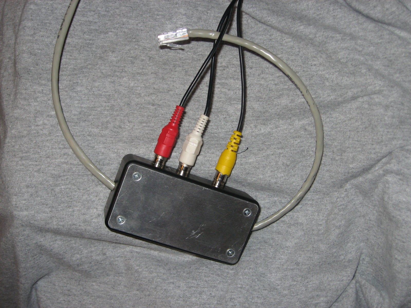 How to Run Composite Video and Network Data Through an Cable