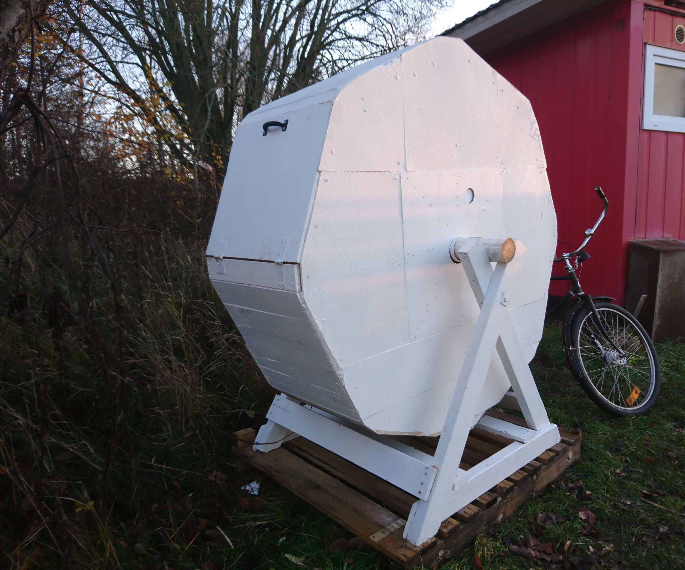 Cable Drum Compost Tumbler 