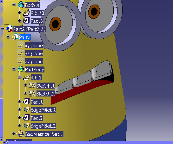 CATIA-Minion in CATIA