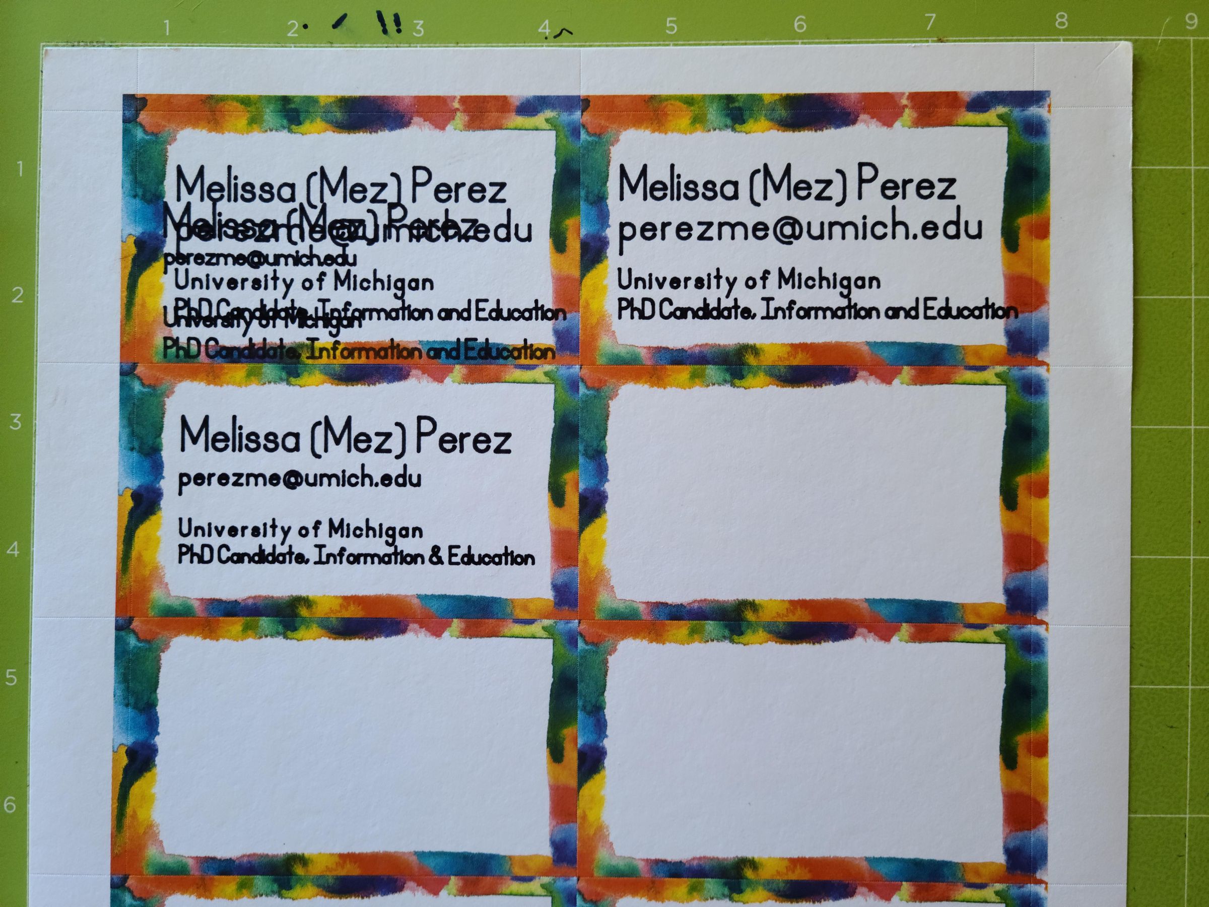 Homemade Business Cards (with a Cricut) 4 Steps Instructables