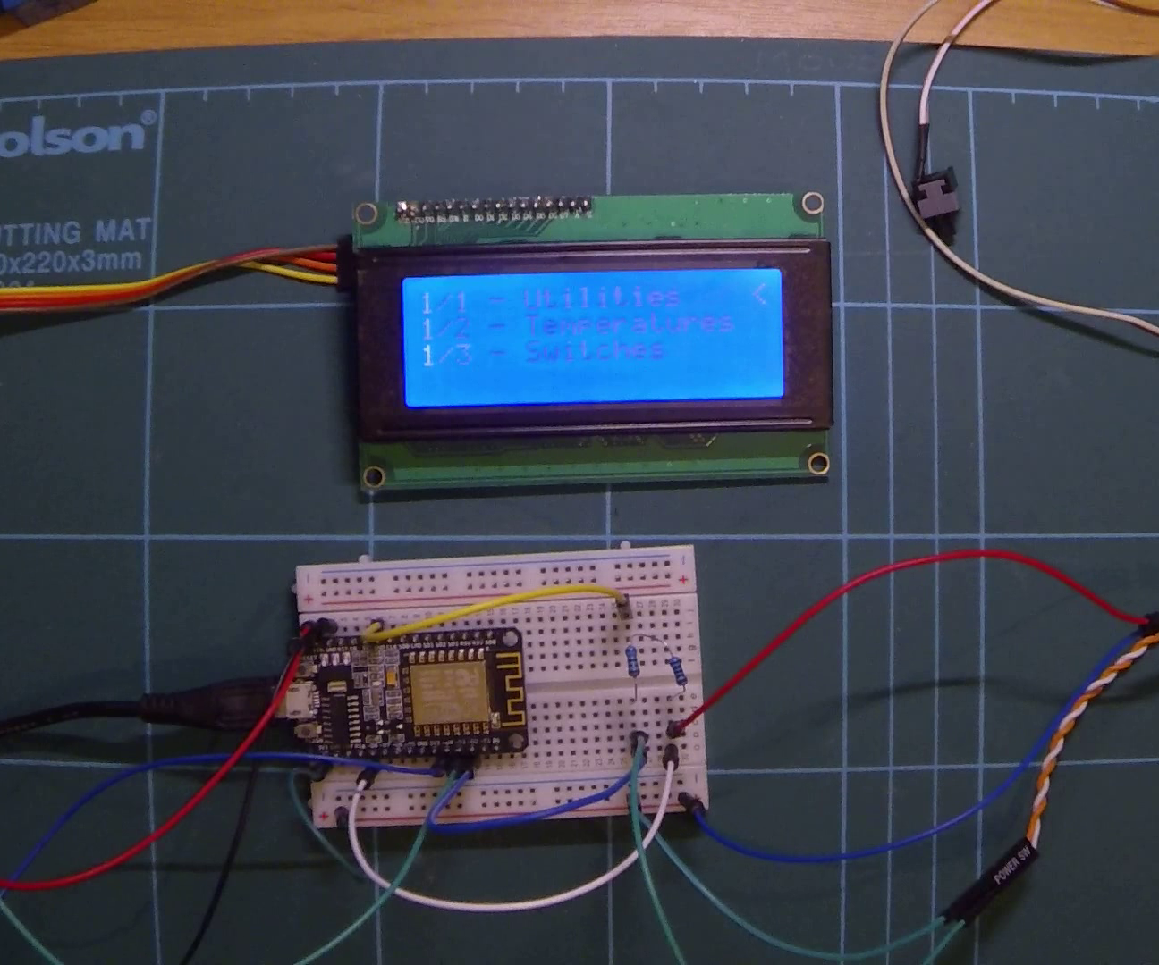 Nodemcu Devkit (esp8266) Display Temperature on an I2c Lcd Display