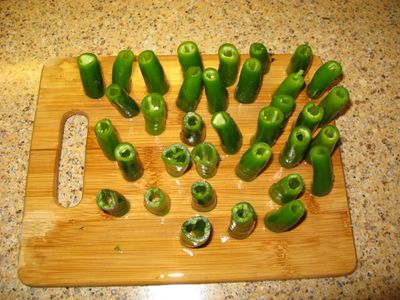 Preparing the Serrano Chilies Part 2