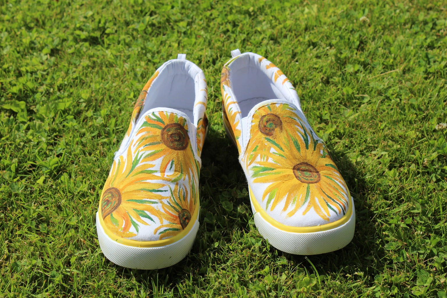 Van gogh sunflower shoes Clearance