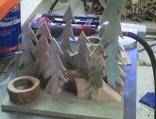 Simple Votive Candle Christmas Decoration