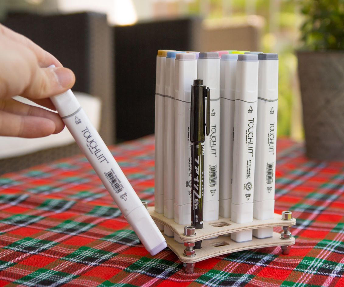Make a Marker Rack - Desktop Furniture