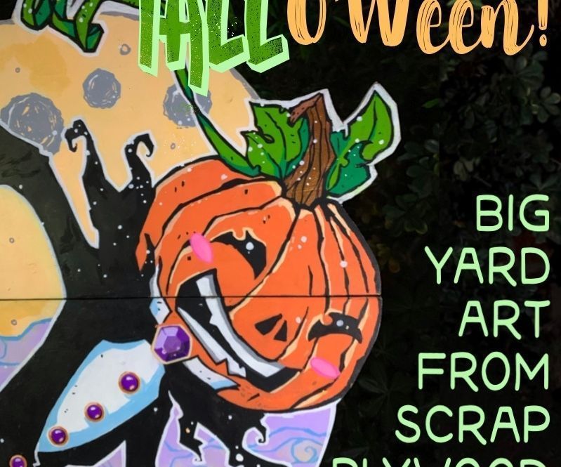 TALL-O’Ween: BIG Yard Art From Scrap Plywood