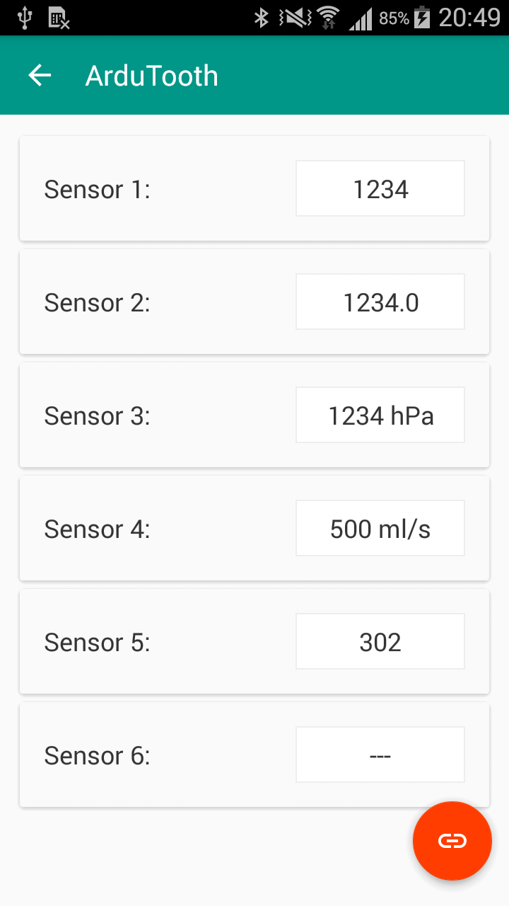 Android App "Arduino Bluetooth Data"