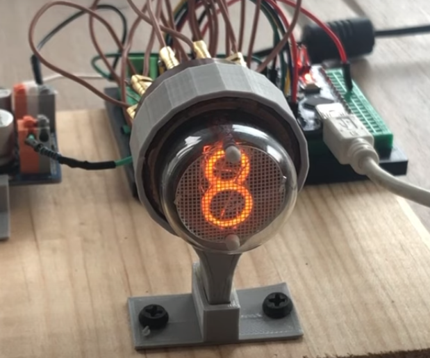 Controlling Nixie Tube With Arduino Using K155ID1 Microchip
