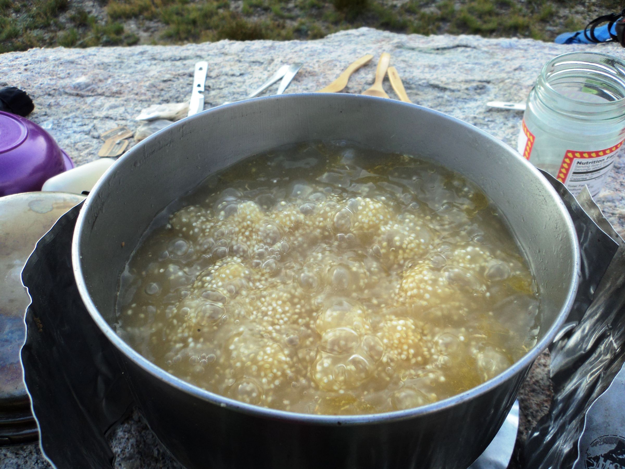 [Backpacking Food] Quinoa With Veggies 5 Steps (with Pictures