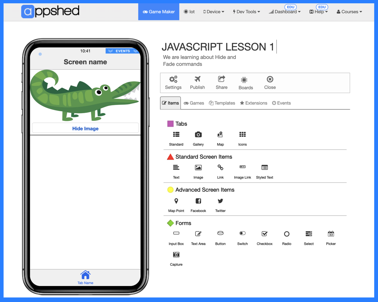 JavaScript and App Builder: Lesson 1 : 17 Steps - Instructables