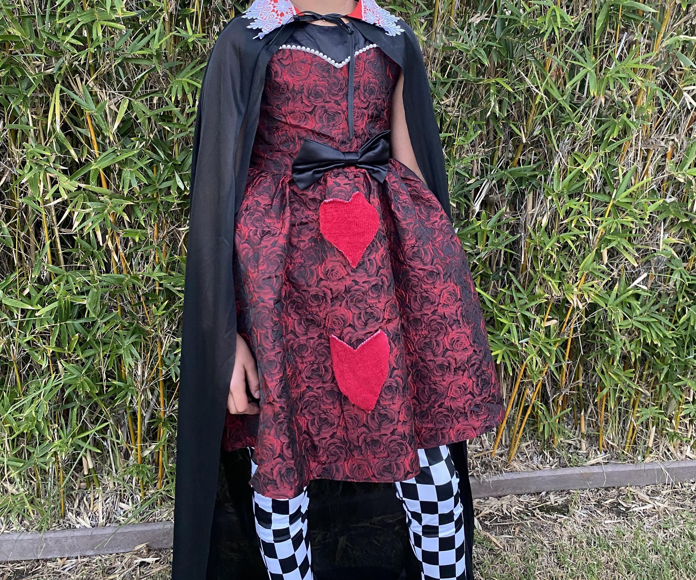 Easy DIY Kids Queen of Hearts Costume