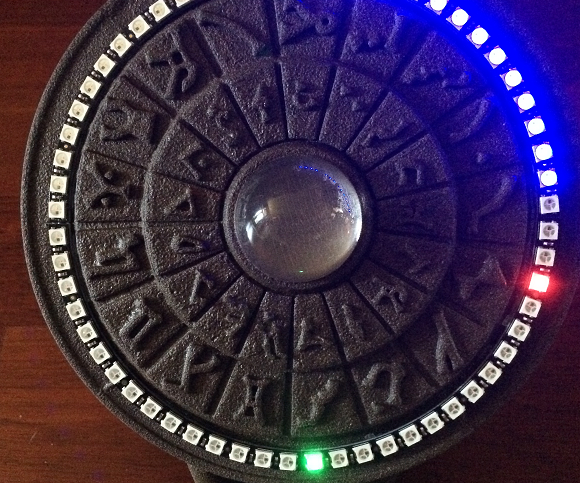 Stargate Inspired Arduino NeoPixel 3D Printed Clock