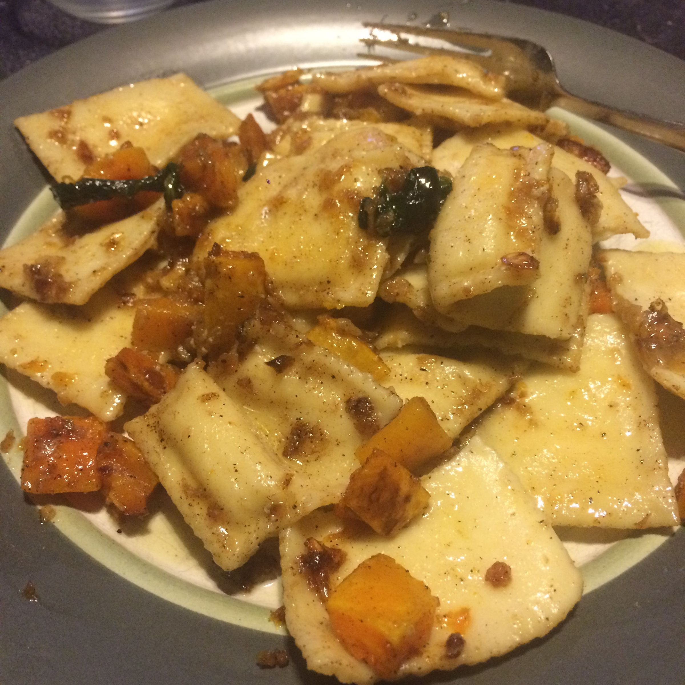 Butternut Squash And Ravioli