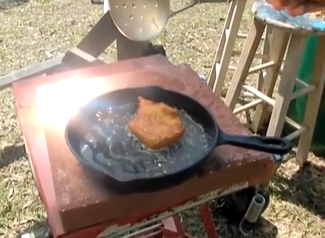 DIY 30 Second Fried Dough Treats Grid Free RAPID Solar Cooking