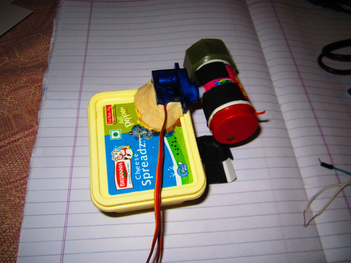 Automatic Fish Feeder in 20 Minutes : 5 Steps Circuit Diagram