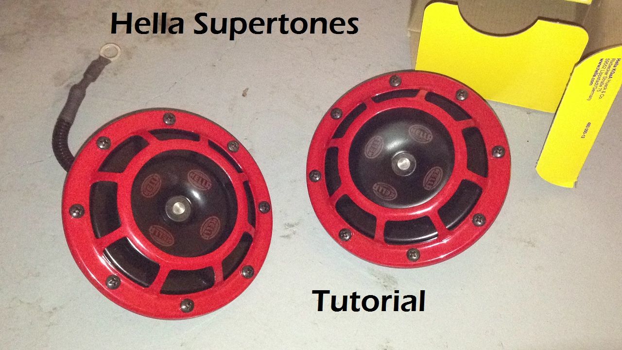 Tutorial: Installing Hella Supertones on a 2006 Subaru WRX STi