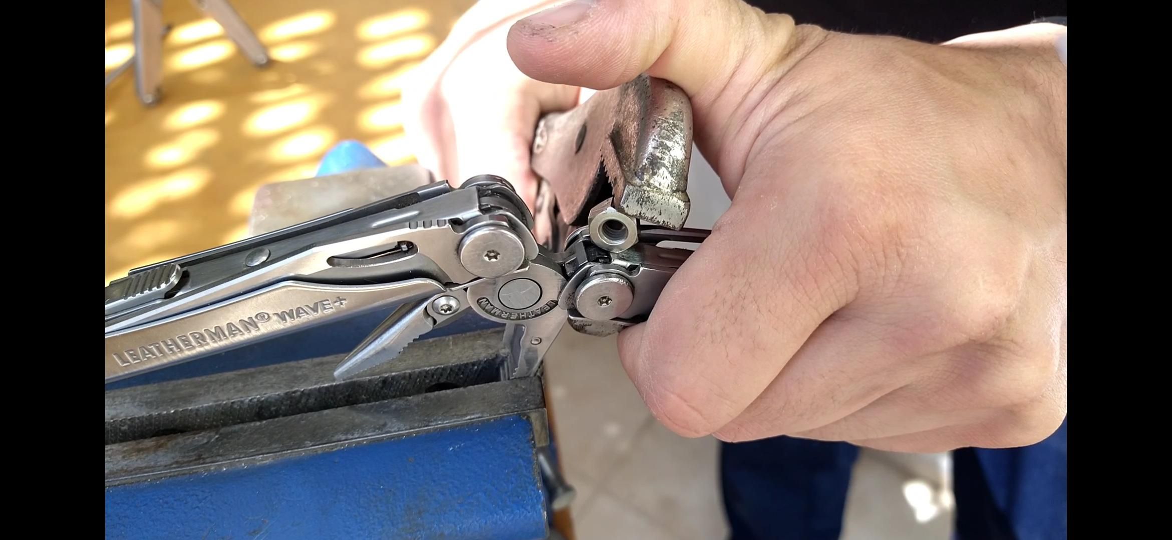 How to Break in a Leatherman Stuck Pliers, Loose Handles, Jammed