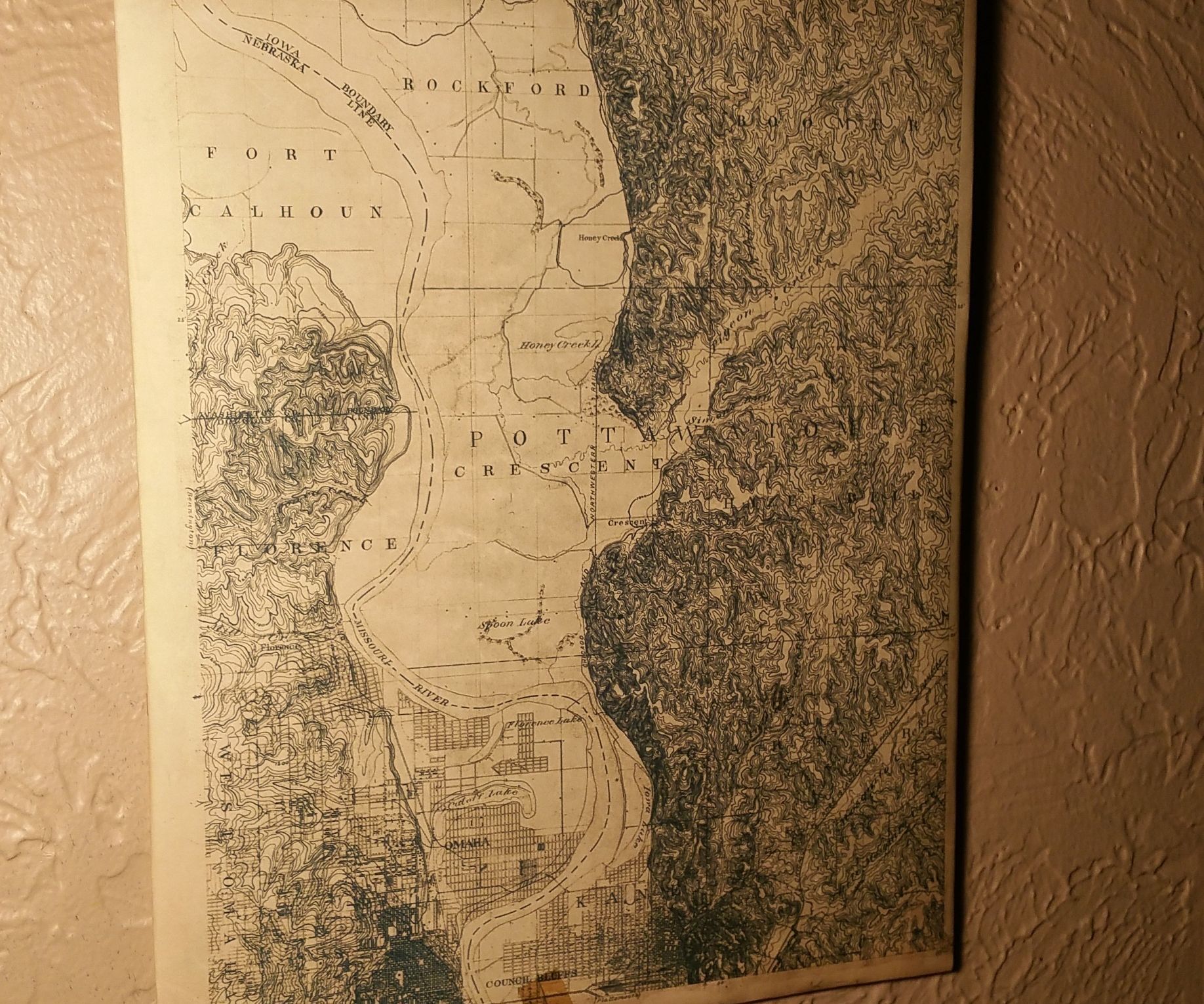 Vintage Topographic Wall Art